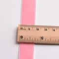Pink solid color velvet ribbon for DIY crafts hair bow decoration width detail view - 19mm (1m) / Light Pink