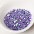 3mm purple star sequins glitter for nail art eye makeup resin filling DIY jewelry crafts SKU - Light Purple