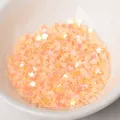 3mm star glitter sequins for nail art, resin filling, and DIY crafts decoration. - Champagne