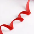 Solid red velvet ribbon for DIY bows Christmas wreath decoration and craft supply - 10mm (2m) / Red