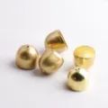 Capuchons de cloche en métal doré breloques bricolage carillon éolien bijoux lot - Bouchon de Carillon à Vent 28mm (Cuivre) / 28mm / Or