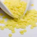 Rodajas de limón amarillo amuletos de arcilla polimérica para uñas, resina, manualidades. - Limón 5g