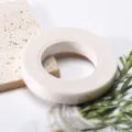 Ruban adhésif floral blanc 1.2cm de large pour couronnes de fleurs DIY et tiges. - Blanc