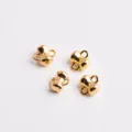 Breloques en metal dore avec double anneau forme tasse composants pour bijoux DIY 4 pieces - Noyau de Cloche (Alliage) / Or