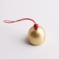Pendentif cloche en métal pour carillon éolien DIY, cloche de tasse en alliage de laiton avec cordon. - Corde Rouge Finie (Cuivre) / Rouge