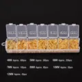 Boite assortiment anneaux sautois or 4mm a 12mm anneaux ouverts pour creation bijoux DIY set. - Cercle Unique / 4-12mm En Boîte / Or
