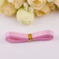 Pink Satin Ribbon Bow DIY Craft Material Multi Color Variant for Gift Wrapping and Party Decor - Purple Pink