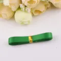 Green Satin Ribbon 6-38mm Double Face Ribbon DIY Bow Material Gift Wrapping and Craft Deco - Green