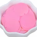 25mm pink iridescent round sequins with side hole for DIY apparel sewing craft accessories - Iridescent Pink