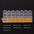 DIY gold double jump rings jewelry making supplies assortment kit with storage box 5-14mm - Split Ring / 5-14mm Boxed / Gold