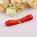 Red satin ribbon double faced fabric DIY craft bow material gift wrapping decoration - Red