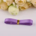 Purple satin ribbon bow material, smooth double face DIY craft accessory for gift wrapping. - Medium Purple