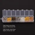DIY jewelry making findings jump rings set 7mm open and split rings in storage box - Single & Double Loop / 7mm Boxed / Mixed Colors