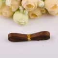 Brown double-sided satin ribbon, DIY handmade bow craft material, gift wrapping ribbon. - Coffee