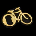 Abrebotellas de bicicleta de metal dorado cerveza creativa barware regalo boda variante - Dorado