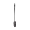 Brosse de nettoyage en silicone grise pour tasses et bouteilles avec long manche cuisine - 28cm (En sac) / Gris