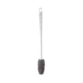 Brosse à tasse en silicone à long manche pour nettoyer bouteilles, théières et biberons. - 28cm (En sac) / Blanc