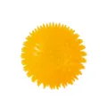 Balle jouet pour chien jaune à picots, ballon à mâcher résistant pour le nettoyage des dents. - 9cm / Jaune