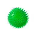 Balle jouet à picots pour chien vert, ballon à mâcher résistant pour les dents et le jeu. - 9cm / Vert