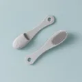 Silicone Facial Cleansing Brush, Grey Nose Pore Cleaner and Blackhead Remover Tool - Light Gray
