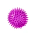 Balle à picots transparente violette pour chiens, jouet interactif durable pour la dentition. - 9cm / Violet