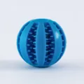 Jouet à mâcher pour chien en silicone bleu, balle distributeur de friandises pour dents. - Petit 5cm / Bleu Saphir
