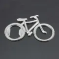Abridor de botellas de cerveza de bicicleta de metal creativo, herramienta de barra útil. - Plateado