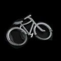 Creative Metal Bicycle Beer Bottle Opener Novelty Bar Tool Home Kitchen Party Gift - Antique Pewter
