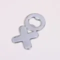 Apribottiglie XO metallico argentato creativo regalo di ritorno di nozze bomboniera - Argento