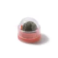 Balle de cataire rotative rose avec couvercle transparent pour le divertissement - Rose rouge