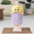 Cute dog vest spring summer puppy clothes monster lapel pet apparel for small medium dogs - XS / Siren Purple Little Monster