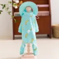 Niedliche Hunde Sommer Sonnenschutz Kleidung Bananen Print Vierbeinige Kühlender Jumpsuit Hut - XS / Grüne Banane