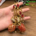 Luxe strass ananas hanger trui ketting lange gouden halsketting voor vrouwen mode sieraden - Halsketting (BM147)