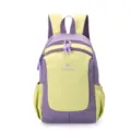 Sac a dos imperméable leger bicolore pour voyages et sport en plein air utilisation quotidienne. - Violet