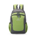 Sac à dos de voyage colorblock léger sac d'école décontracté grande capacité poches - Vert