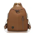 Sac à dos femme marron sac bandoulière multifonctionnel élégant sac de voyage quotidien - Marron