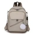 Zaino donna casual elegante borsa da viaggio zainetto multifunzione spalla quotidiano - Bianco avorio