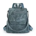 Sac a dos anti-vol pour femme bleu-gris sac de voyage mode loisirs cartable quotidien - Bleu