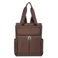 Femme Marron Oxford Convertible Sac à Dos Loisir Voyage Quotidien Sac à Main Neuf - Café