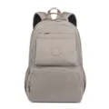 Zaino da viaggio casual in nylon con grande capacità e tasche multiple per uso quotidiano - grigio viola