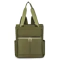 Sac à dos vert élégant pour femme, sac de voyage décontracté résistant en tissu oxford. - Vert Olive