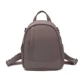 Sac a dos elegant en cuir souple pour femme voyage de loisir et sac epaule neuf - Violet