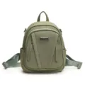 Sac à dos décontracté minimaliste style coréen urbain rétro vert Morandi pour femme élégante - Vert