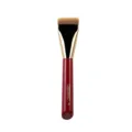Flacher Foundationpinsel mit rotem Griff und weichen Borsten für ein makelloses Make-up. - Ximei flacher Foundation-Pinsel / Rot
