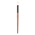 Pincel de Sombra de Ojos Mango de Madera Cerdas Suaves Pincel de Difuminar Maquillaje - Brocha Difuminadora de Llama / Blanco