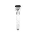 Flacher geschwungener Make-up Pinsel mit silbernem Griff für flüssige Foundation. - LITTLE ONE Foundation-Pinsel (Aluminiumrohr)