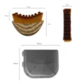 Professionele gezichtscontourkwast met opbergdoos voor nauwkeurige make-uptoepassing. - Kleine Lymfatische Massage Borstel / Met Kunststof Etui