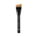 Schräger flacher Foundation-Pinsel für makelloses Make-up, professionelles Kosmetikwerkzeug. - Glänzender schwarzer schräger Foundation-Pinsel