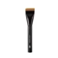 Flacher Foundation Pinsel mit schwarzem Griff für flüssiges Make-up, makelloses Gesicht. - Glänzender schwarzer flacher Foundation-Pinsel