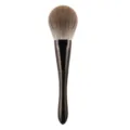 Professional loose powder brush with soft animal hair and elegant black handle for flawless makeup. - Heart-Shaped Powder Brush with Eggplant handle